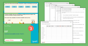 Year 3 Spelling Resources - S37 – Common Exception Words Pack 5