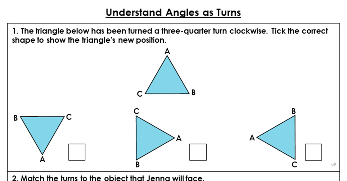 Understand Angles as Turns - Extension