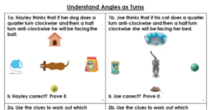 Understand Angles as Turns - Reasoning and Problem Solving