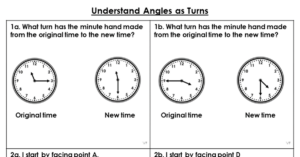 Understand Angles as Turns - Varied Fluency
