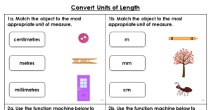 Convert Units of Length - Varied Fluency