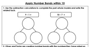 Apply Number Bonds within 10 - Extension