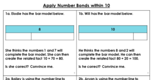 Apply Number Bonds within 10 - Reasoning and Problem Solving