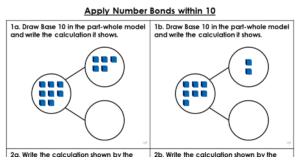 Apply Number Bonds within 10 - Varied Fluency