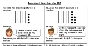 Represent Numbers to 100 - Reasoning and Problem Solving
