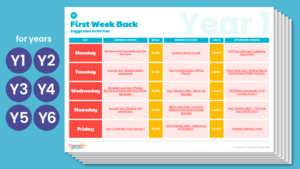 Free First Week Back - Suggested Activities