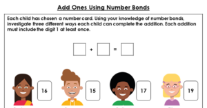 Add Ones using Number Bonds - Discussion Problem