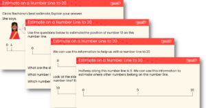 Estimate on a Number Line to 20 - Teaching PowerPoint