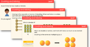 Doubling and Halving Teaching PowerPoint