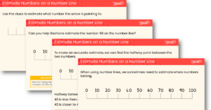 Estimate Numbers on a Number Line - Teaching PowerPoint