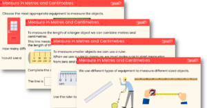 Measure in Metres and Centimetres Teaching PowerPoint