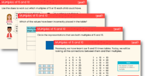 Multiples of 5 and 10 Teaching PowerPoint