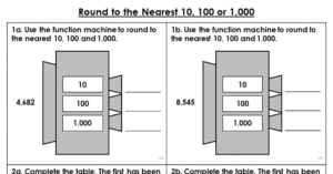Round to the Nearest 10, 100 or 1,000 - Varied Fluency