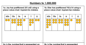 Numbers to 1,000,000 - Reasoning and Problem Solving