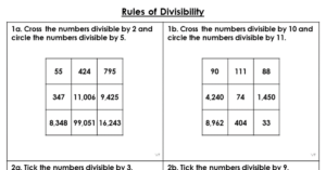 Rules of Divisibility - Varied Fluency