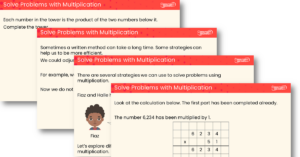 Solve Problems with Multiplication - Teaching PowerPoint