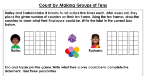 Count by Making Groups of Tens - Discussion Problem