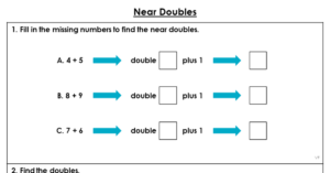 Near Doubles - Extension