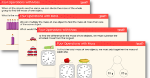 Four Operations with Mass - Teaching PowerPoint