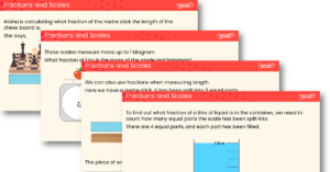 Fractions and Scales Teaching PowerPoint