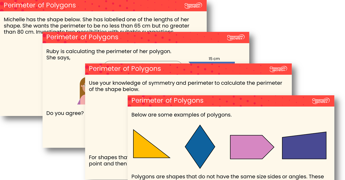 Perimeter of Polygons Teaching PowerPoint