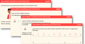 Equivalent Fractions and Decimals Teaching PowerPoint