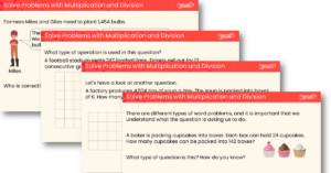 Solve Problems with Multiplication and Division Teaching PowerPoint