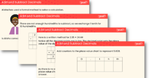 Add and Subtract Decimals Teaching PowerPoint