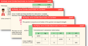 Multiply and Divide Decimals in Context Teaching PowerPoint