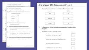 Year 5 End of Year GPS Assessment