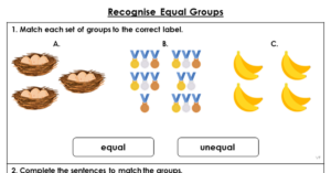 Recognise Equal Groups - Extension