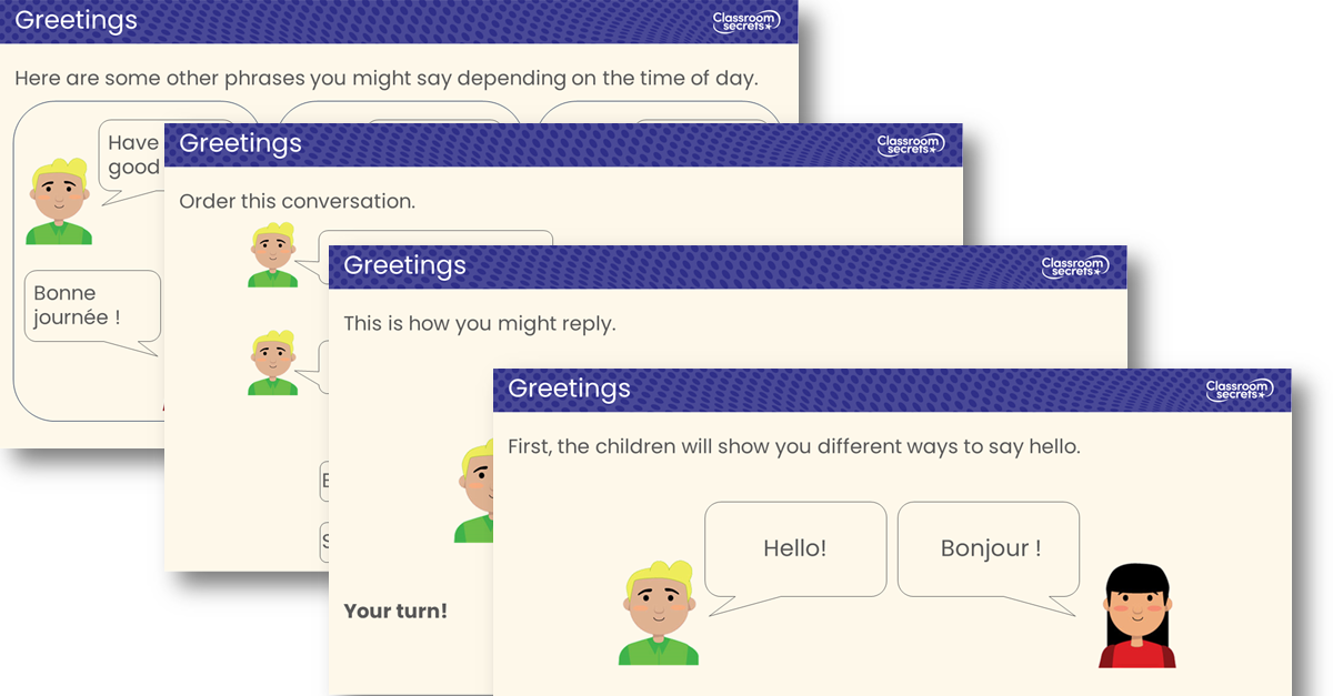 Greetings - Teaching PowerPoint