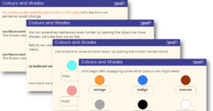 Colours and Shades - Teaching PowerPoint