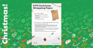 EYFS Christmas Wrapping Paper