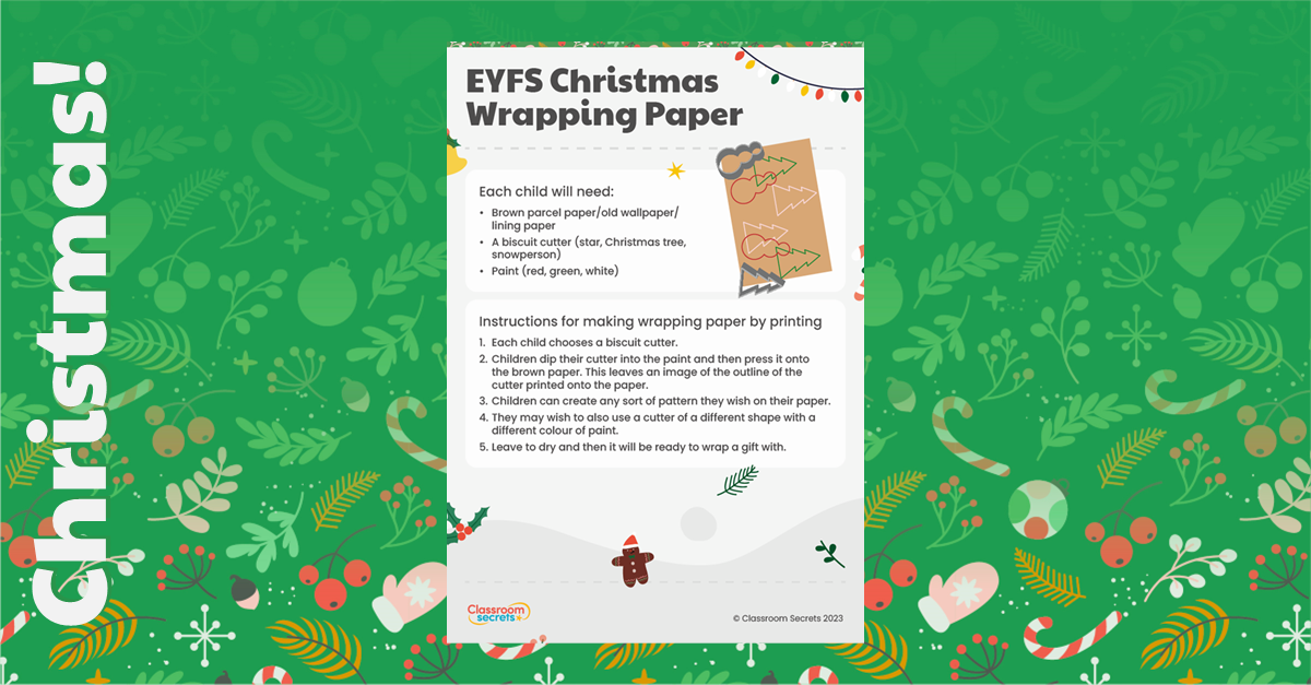 EYFS Christmas Wrapping Paper