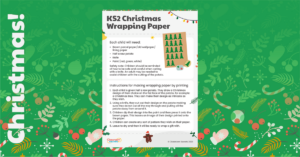 KS2 Christmas Wrapping Paper