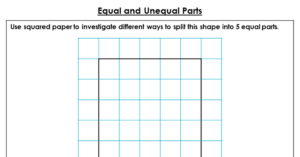 Equal and Unequal Parts - Discussion Problem