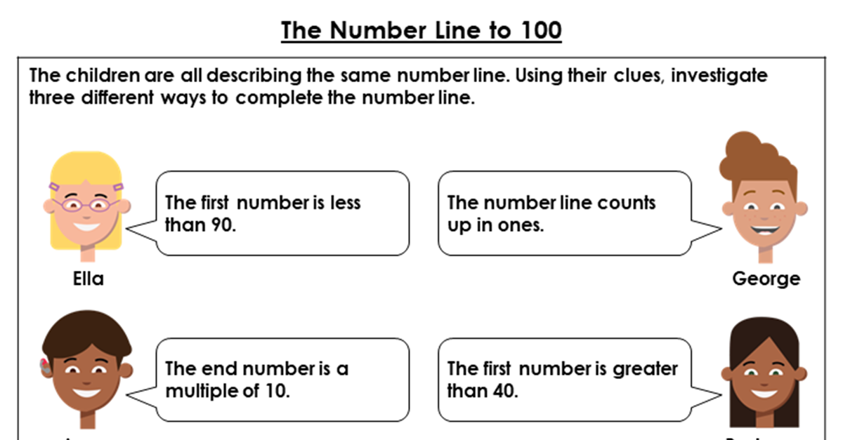 The Number Line to 100 - Discussion Problem