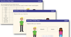 Months of the Year - Teaching PowerPoint