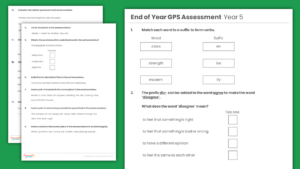 Year 5 End of Year GPS Assessment