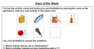 Days of the Week - Discussion Problem