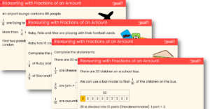 Year 3 Reasoning with Fractions of an Amount Teaching PPT