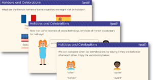 Holidays and Celebrations - Teaching PowerPoint