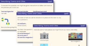 Describing Towns and Cities - Teaching PowerPoint