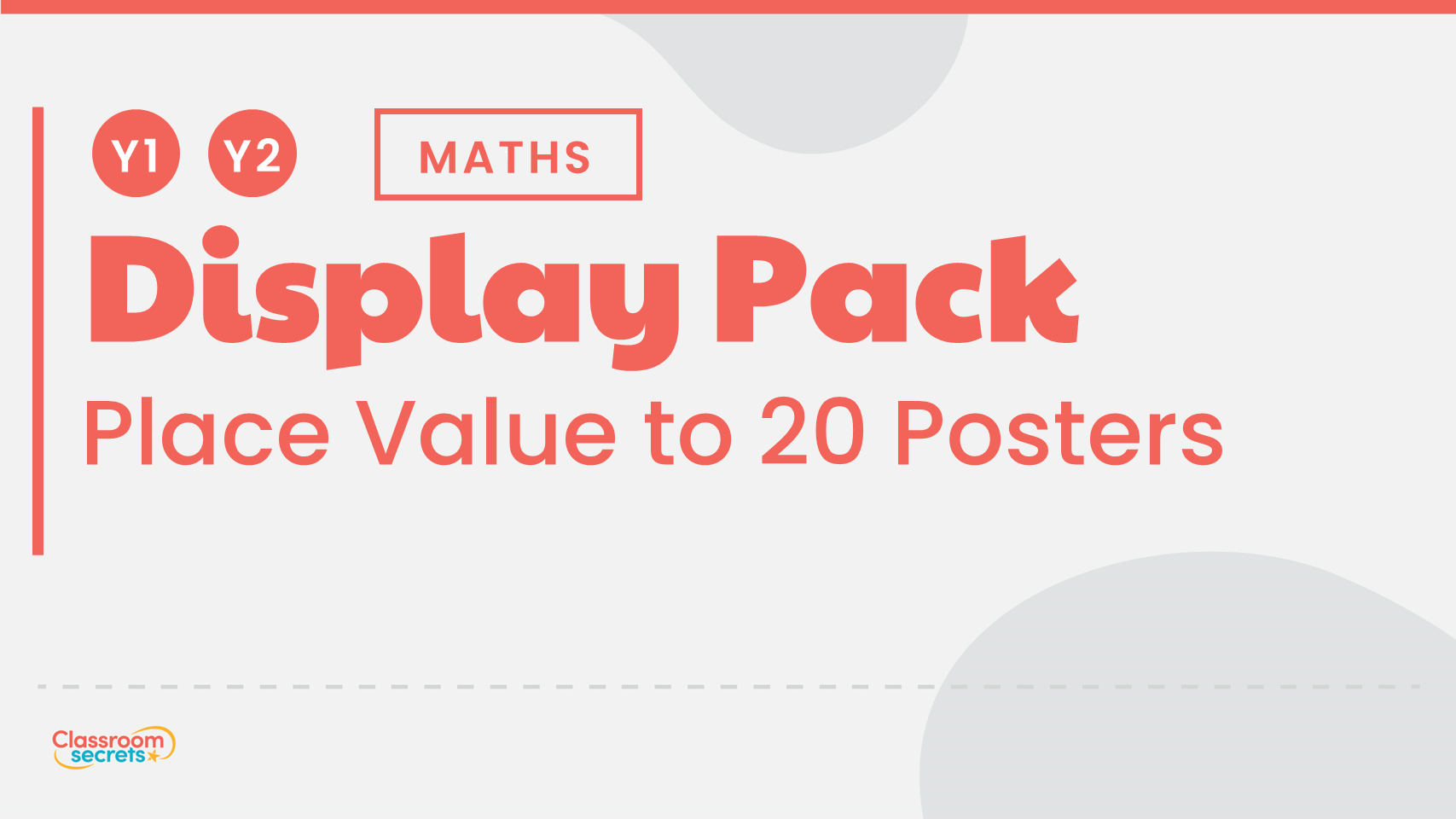 Place Value to 20 Year 1 Display Pack