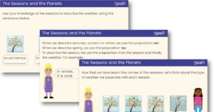 The Seasons and Planets - Teaching PowerPoint
