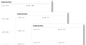 KS1 Arithmetic Subtraction Test Practice