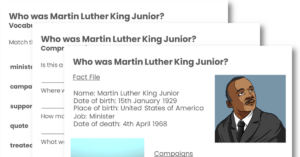 Who was Martin Luther King Junior? (Y1s/Y2e) Guided Reading Pack