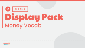 Year 1 Money Vocabulary Display Pack