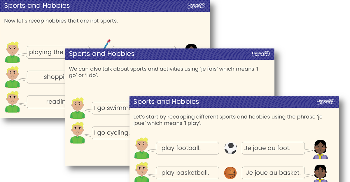 Sports and Hobbies Likes and Dislikes - Teaching PowerPoint
